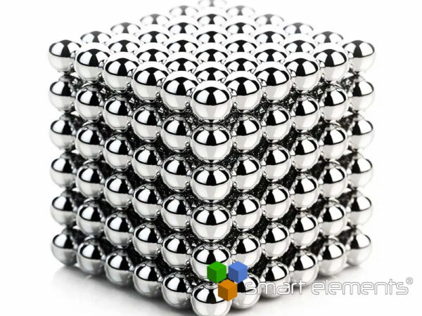 Neodymium Powermagnets Balls ⌀6mm- chromium plated