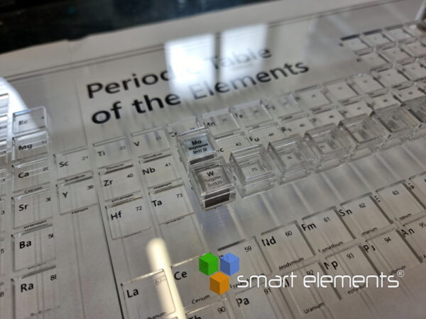 Periodic Table of Elements Acrylic case for density cubes incl. 10 container boxes - Image 2