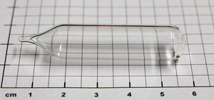 High purity Argon gas ampoule, purity 99.999%