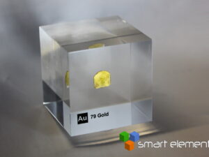 Acrylic Element cube - Gold Au - 50mm #1