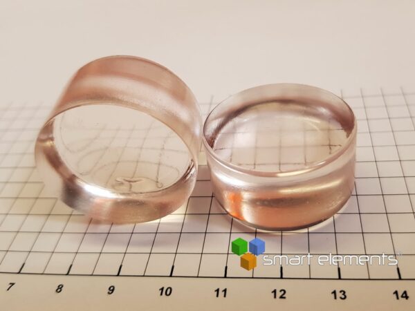 Europium 3+ doped Barium Phosphate glass - Ingot - 36 - 40 grams - Image 2
