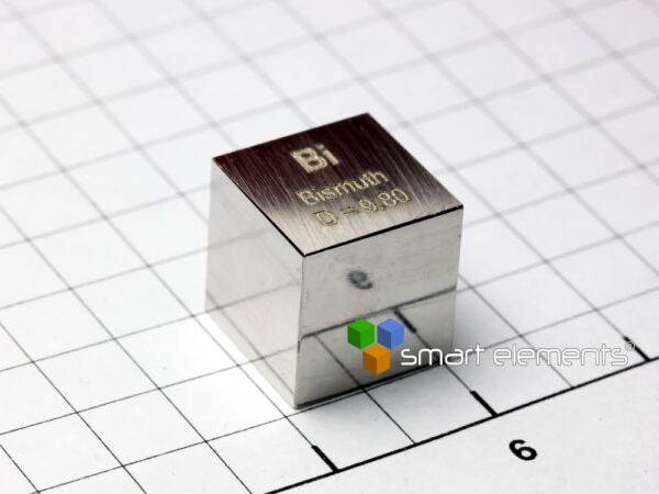Bismuth - precision density-standard cube 10mm - 9.8g