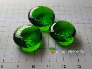 Large Chromium 3+ doped glass bead NEW!