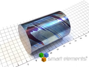 Damast titanium rod ⌀ 35x55mm - 240 grams #1