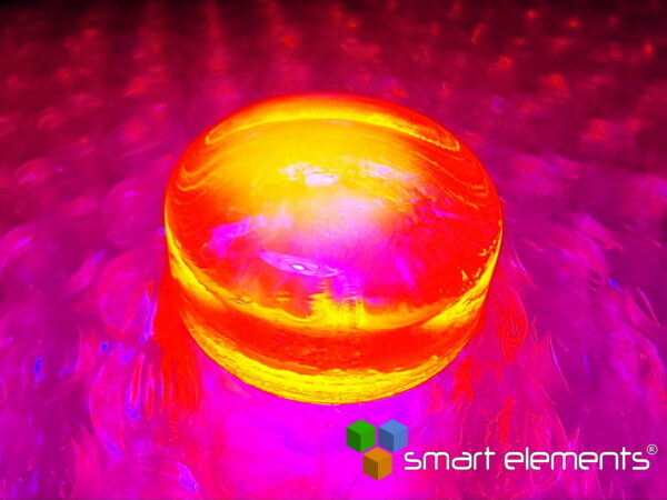 Super luminescent Europium phosphate glass ingot - Eu3+ 17mol% NEW! - Image 2