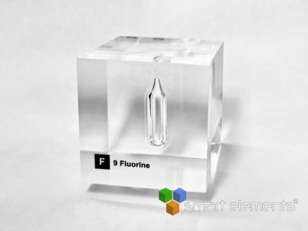 Acrylic Element cube - Fluorine gas - 50mm - Image 3