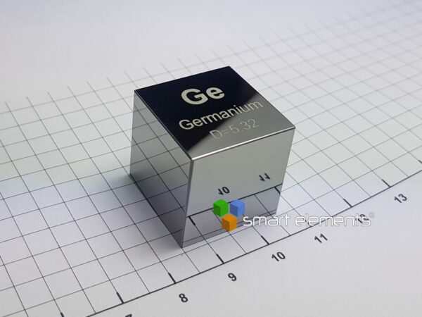 Germanium - big density cube - mirror polished 10cm3 - 53.2g