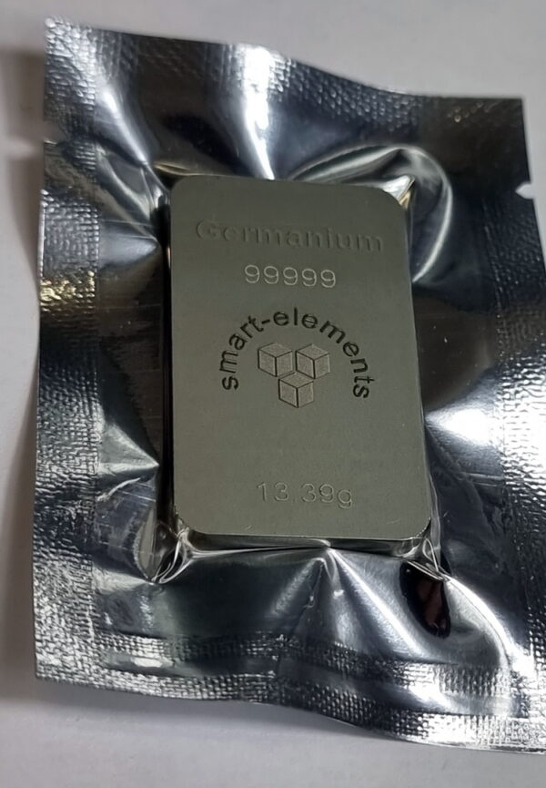 Germanium metal bullion bar - ingot 13.3 grams - Image 2