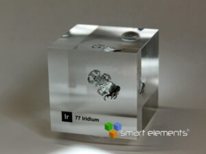 Acrylic Element-block Iridium Ir - 50mm - 1.05g