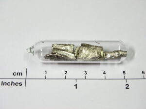 0.5 grams Lithium metal, sealed in ampoule under argon