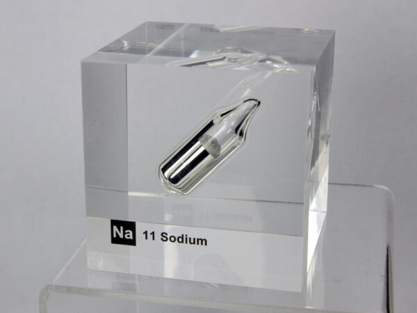 Acrylic Element cube - Sodium Na - 50mm