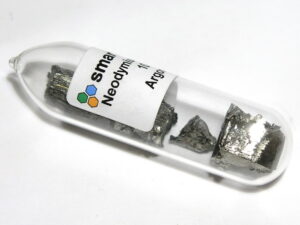 10g Neodymium Metal 99.9% in Ampoule under Argon