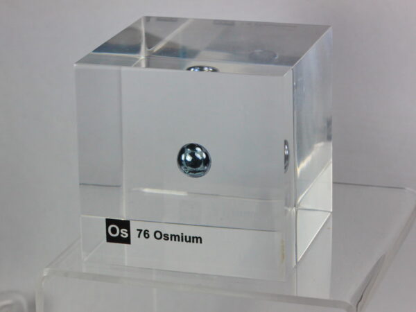 Acrylic Element cube - Osmium Os - 50mm