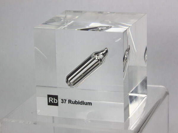 Acrylic Element cube - Rubidium Rb - 50mm