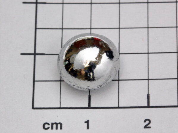 Ruthenium 5.06g melted pellet, purity 99.96%