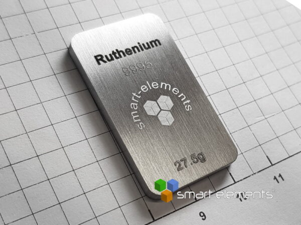RUTHENIUM metal bullion bar - ingot - 32.5 grams - Image 3
