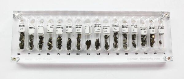 Complete high pure Rare Earth Set in acrylic showcase! - Image 2