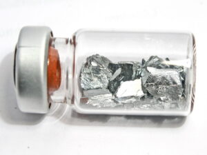 Antimony,  99,9999% purity crystalline pieces  -  5,0g