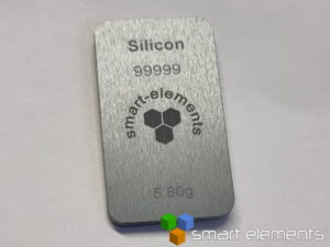 Silicon metal bullion bar - ingot 5.80 grams