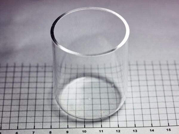 Silica crucible - quartz crucible 50ml - Ø45 x 52mm