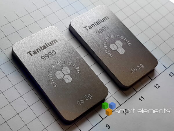 Tantalum metal bullion bar - ingot - ~ 41.8 grams - Image 2