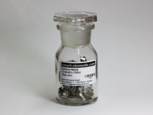 Terbium Metal  - 100 grams in taper joint glass bottle
