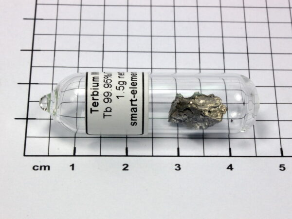 High purity Terbium Metal - 99,95% purity under Argon