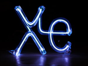 Xenon Element Symbol discharge tube 80x80mm