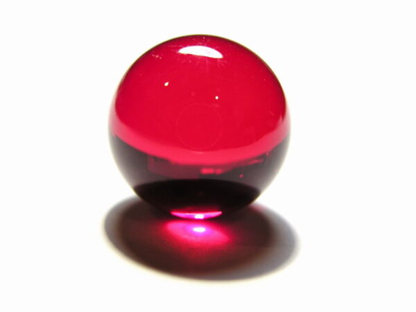 Ruby ball / lense 16mm diameter with optical polish - Image 2