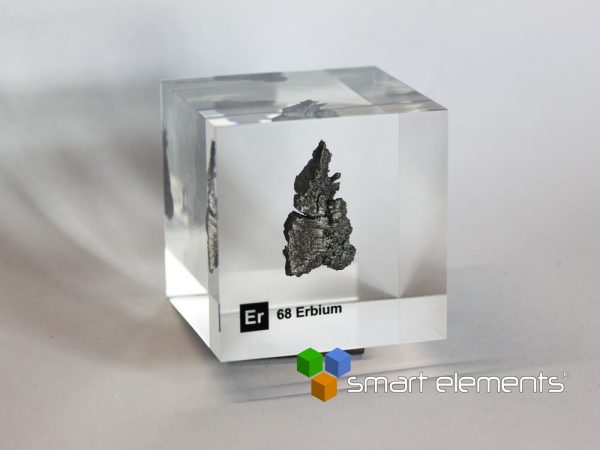 Acrylic Element cube - Erbium Er - 50mm #2