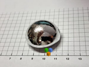 Aluminum Ingot (Hemisphere) 25.92g - 99.999%