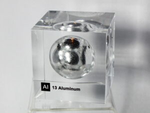 Acrylic Element cube - Aluminum Al - 50mm