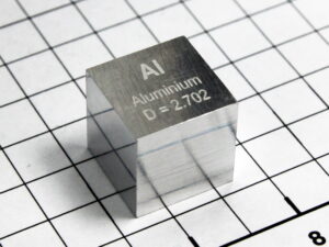 Aluminum precision density cube 10mm - 2.70g