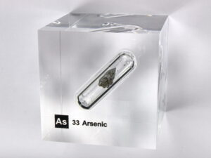 Acrylic Element cube - Arsenic As - 50mm