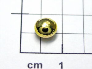 Shiny 24K Fine gold melted pellet, 1g purity 99,99%