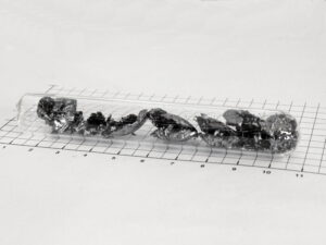 Black Phosphorus - crystal  pieces -  5.0g in ampoule