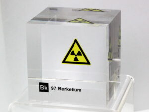 Acrylic Element cube - Berkelium - 50mm