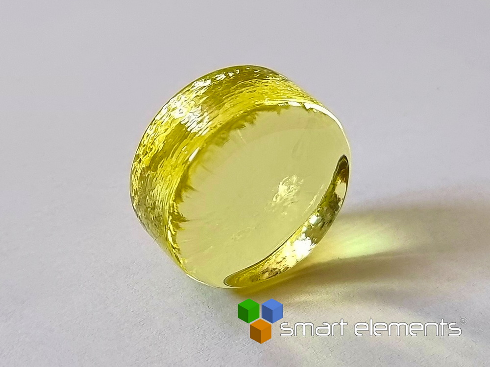 Dysprosium potassium phosphate glass ingot - strongly magnetic and fluorescent - Image 2