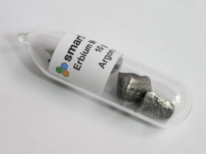 10g Erbium Metal 99.95% in Ampoule under Argon