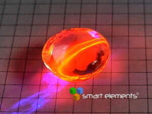 Super luminescent Europium phosphate glass ingot - Eu2O3 12mol% NEW!