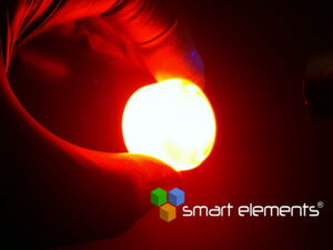 Europium 3+ doped Barium Phosphate glass - Ingot - 36 - 40 grams