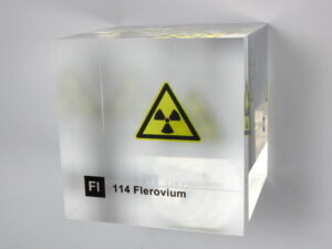 Acrylic Element cube - Flerovium Fl - 50mm