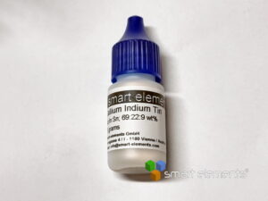 Gallium-Indium-Zinn-Eutektikum, 99.995% - flüssiges Metall 75 Gramm in Tropfflasche