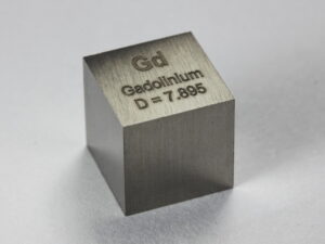Gadolinium high precision density cube 10mm - 7.89g