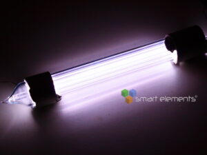 Super bright Helium spectrum discharge tube 100mm - NEW