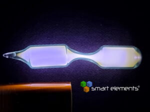 Iodine spectrum discharge tube - tesla coil optimized 70 - 75 mm - NEW