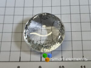 big Lutetium Sodium phosphate glass bead - 17mol% Lu2O3