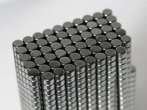 100 NEODYMIUM-POWERMAGNETS Ø3mm x 2mm- chromium plated