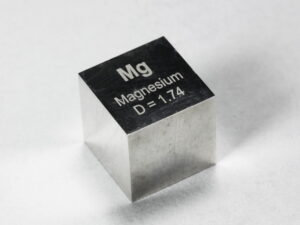 Magnesium precision density cube 10mm - 1.74g