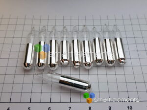 Sodium Metal - Mini ampoules Ø 6mm x 35mm - OEM package 10 pcs.
